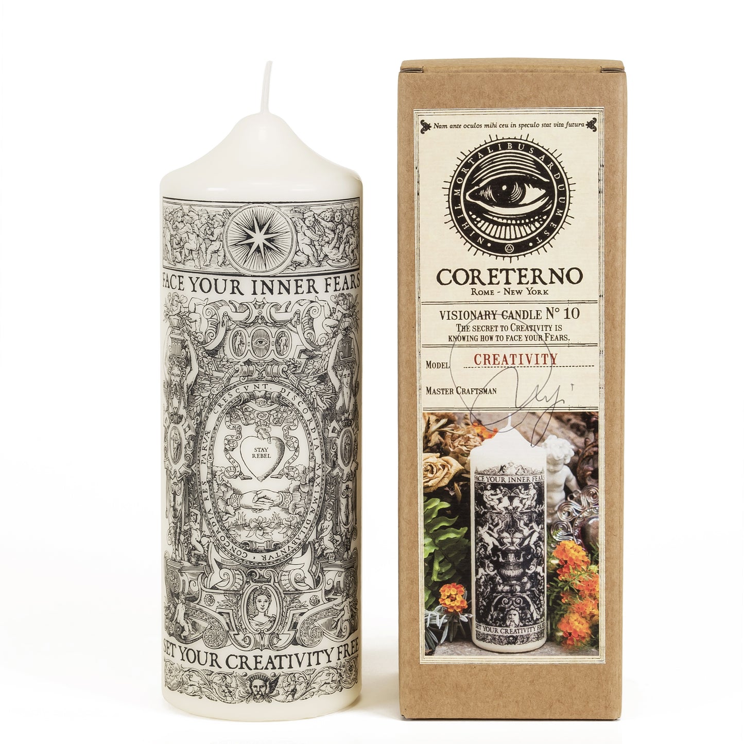 【CORETERNO】<br>ピラーキャンドル<br>CREATIVITY