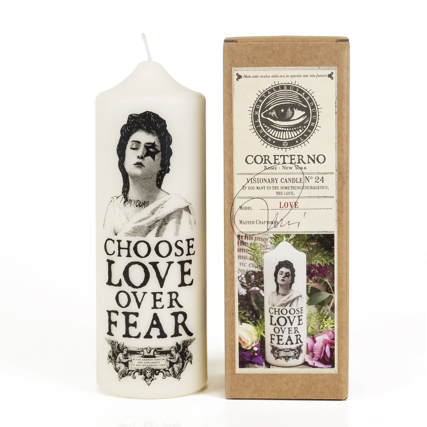 【CORETERNO】<br>ピラーキャンドル<br>LOVE