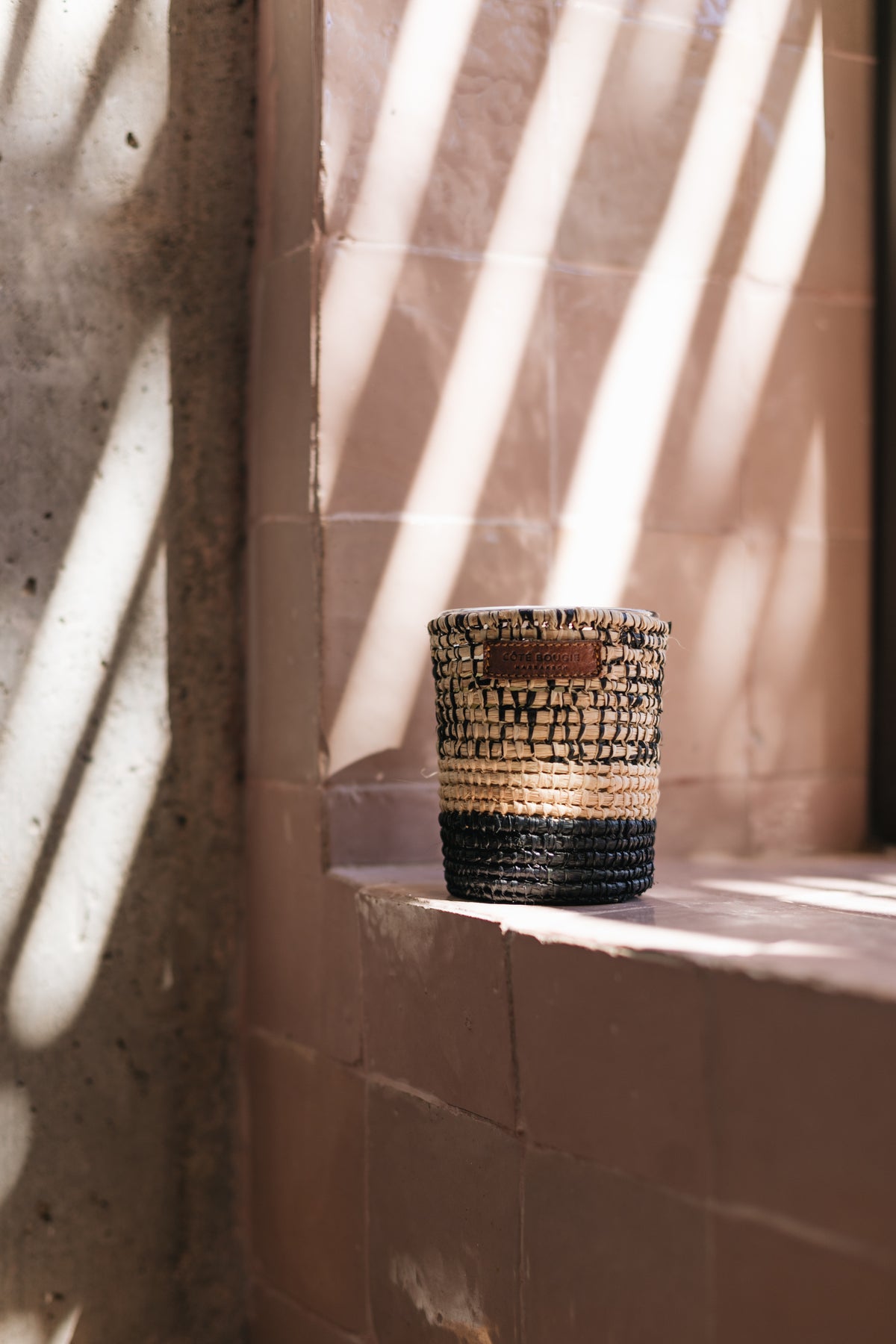 【Côté Bogie】<br>コテ ブジー ラフィアキャンドル<br> RAPHIA "MOGADOR" S CANDLE