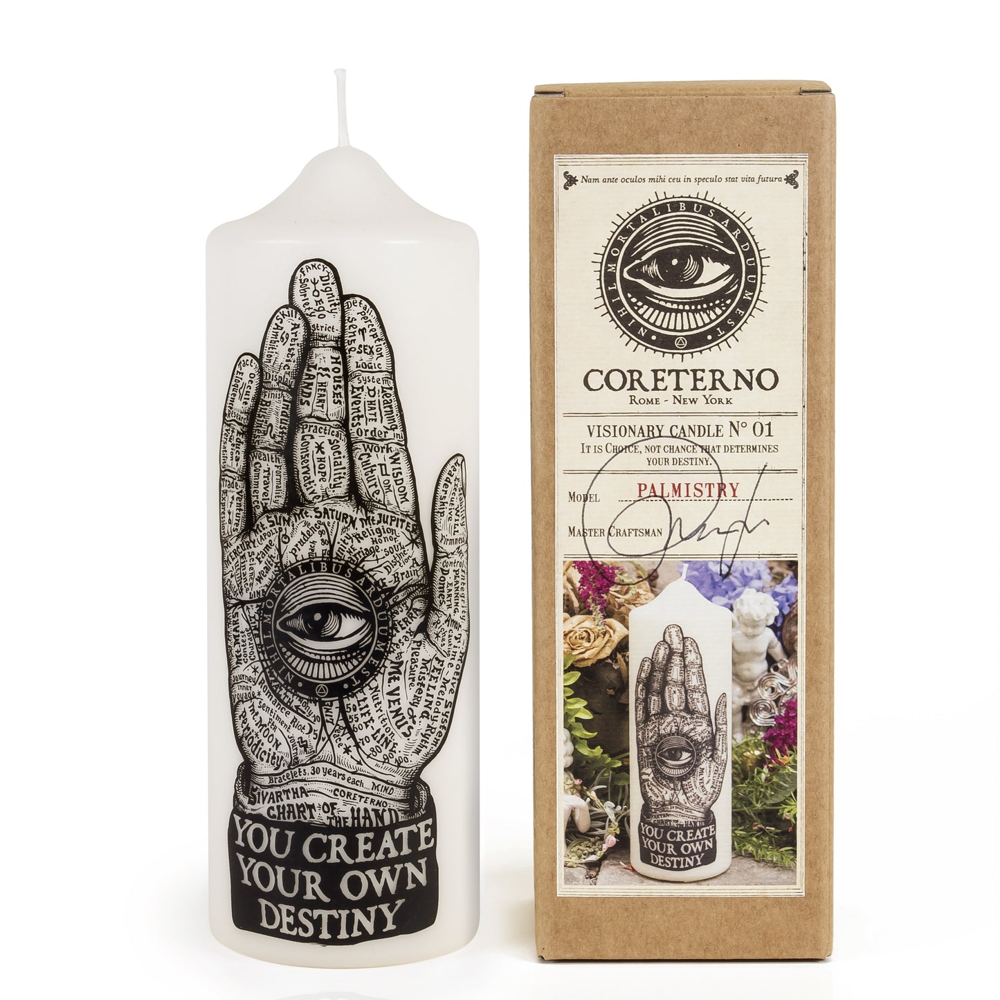 【CORETERNO】<br>ピラーキャンドル<br>PALMISTRY