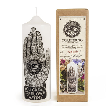 【CORETERNO】<br>ピラーキャンドル<br>PALMISTRY