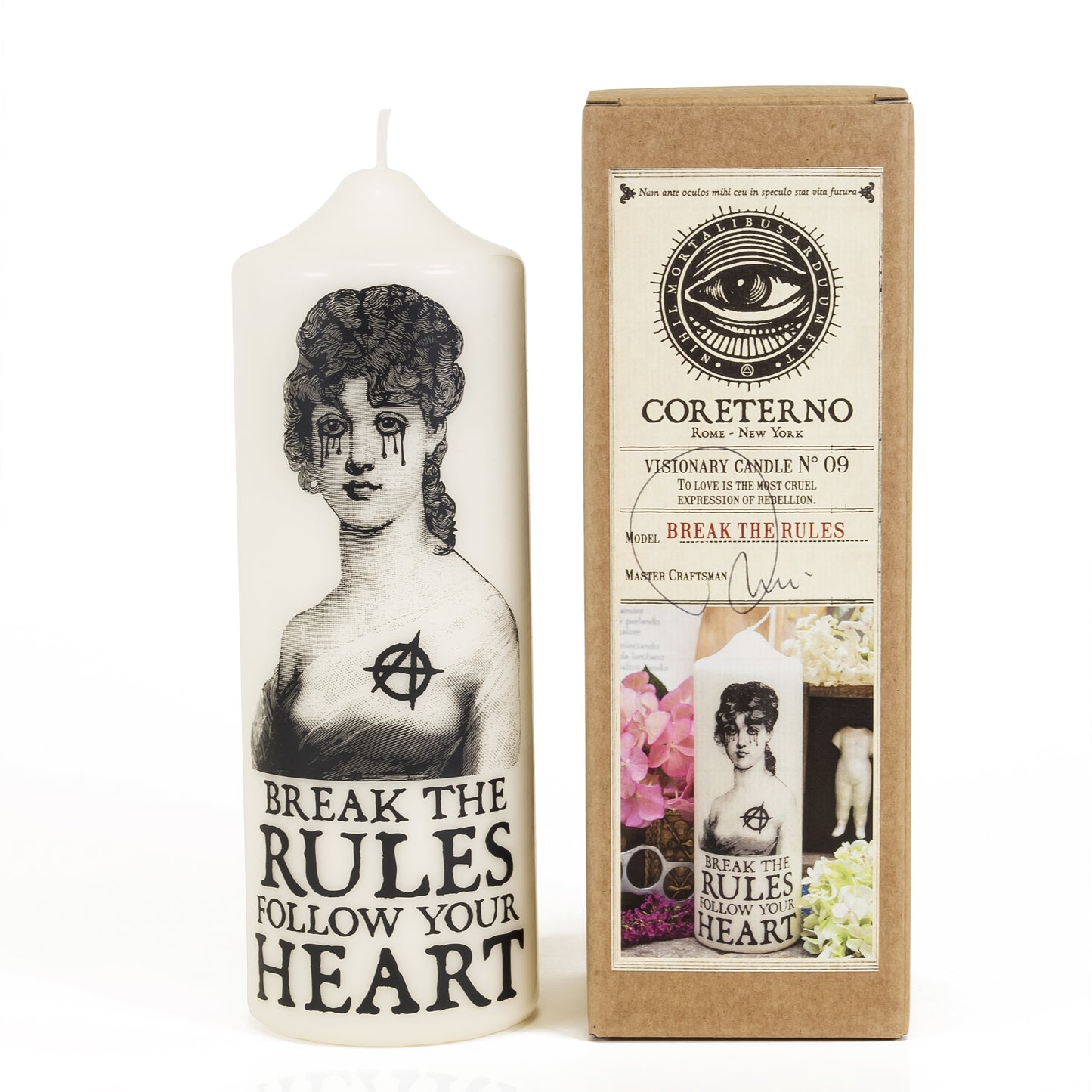 【CORETERNO】<br>ピラーキャンドル<br>BREAK THE RULES