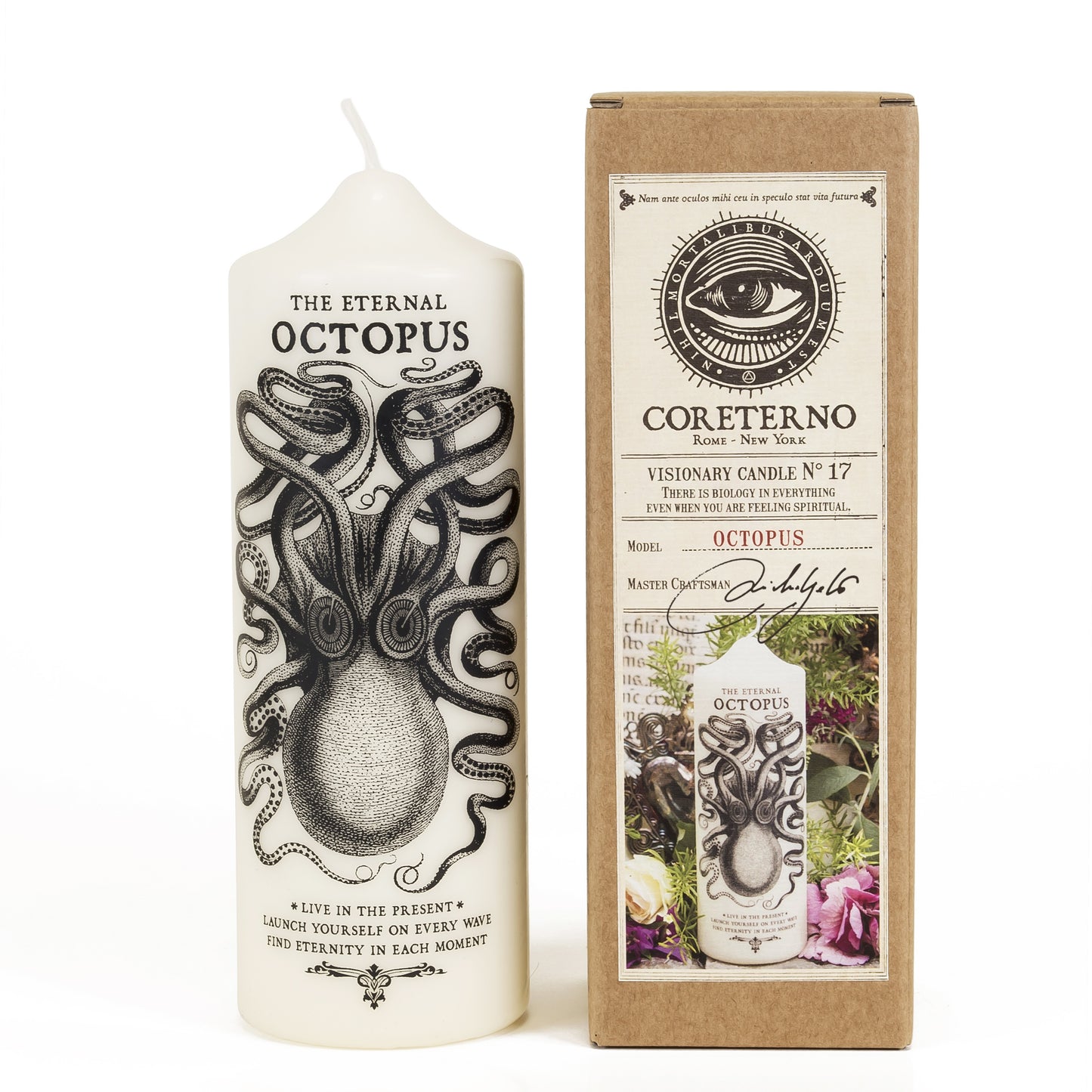 【CORETERNO】<br>ピラーキャンドル<br>OCTOPUS