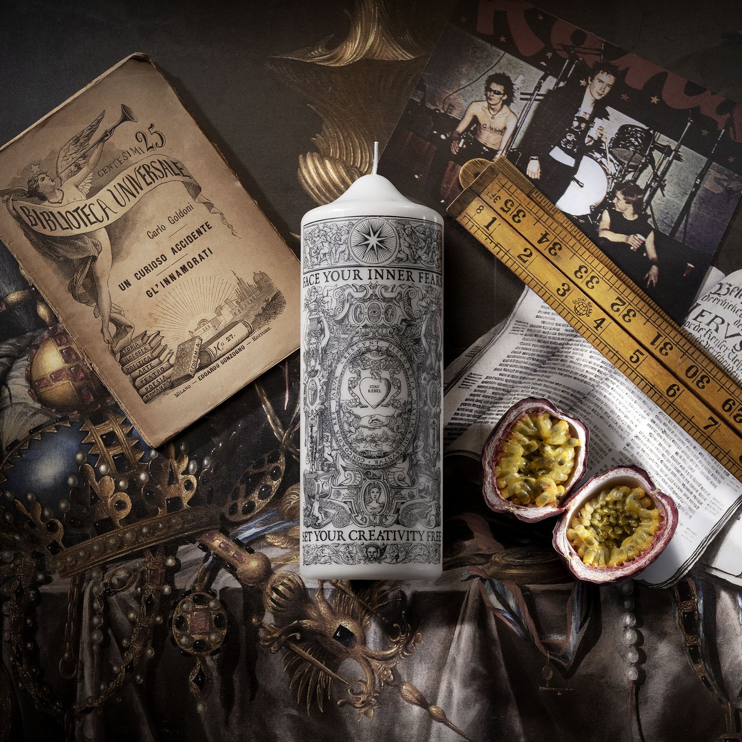 【CORETERNO】<br>ピラーキャンドル<br>CREATIVITY