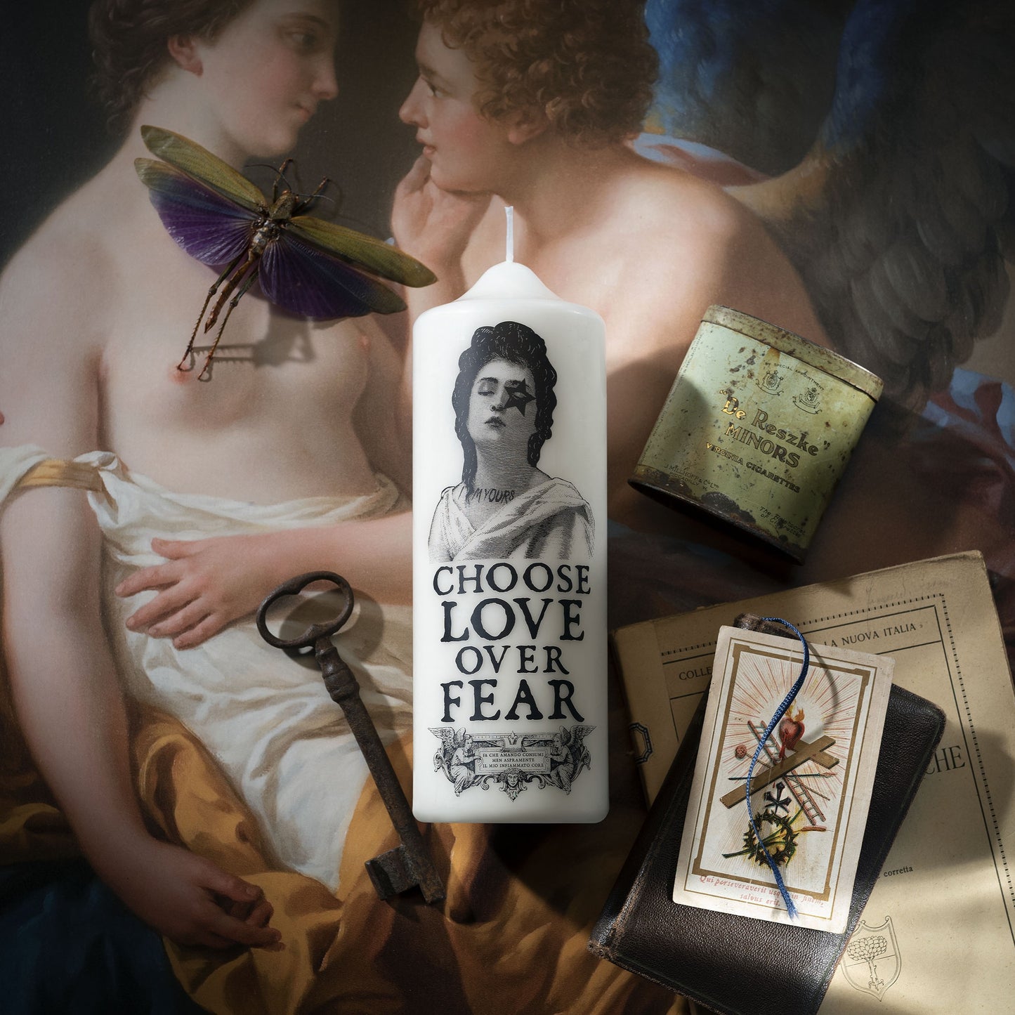 【CORETERNO】<br>ピラーキャンドル<br>LOVE