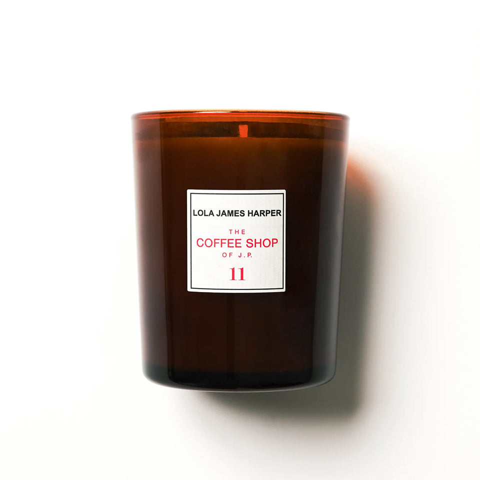 【Lola James Harper】<br>キャンドル 190g<br>#11 THE COFFEE SHOP OF JP