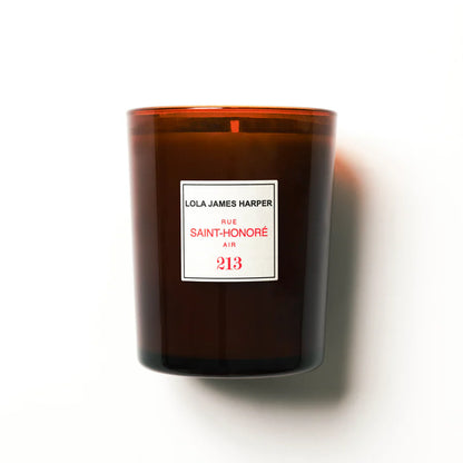 【Lola James Harper】<br>キャンドル 190g<br>#213 RUE SAINT-HONORE AIR