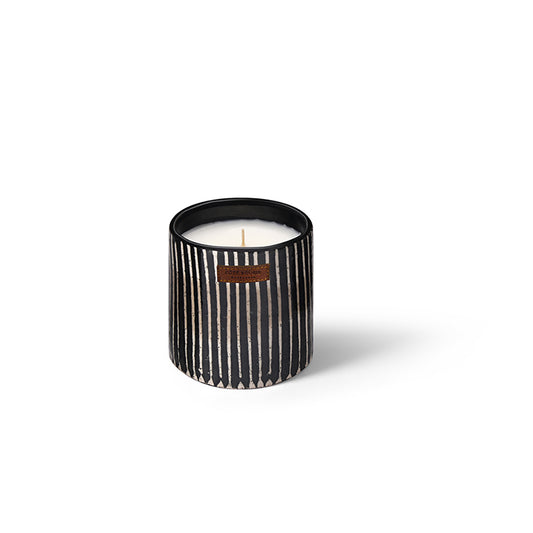 【Côté Bogie】<br> コテ ブジー セラミックキャンドル<br> ZÉBRÉ NOIR S CANDLE