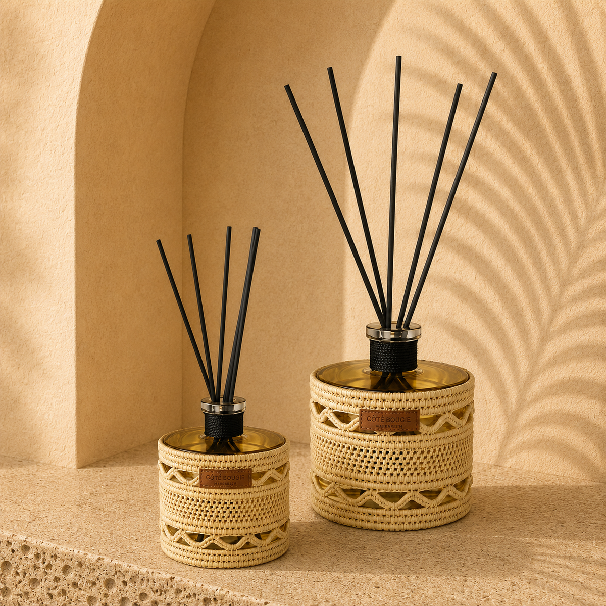 【Côté Bogie】<br> コテ ブジー ラフィアディフューザー<br>   RAPHIA  "DINA" 500ml DIFFUSEUR