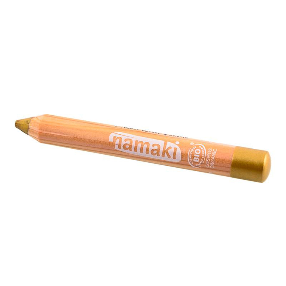 【namaki（ナマキ）】<br>フェイスペイント ペンシル（ゴールド）