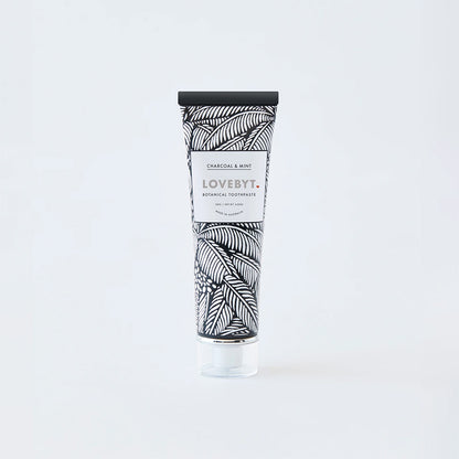 【限定PKG LOVEBYT】<br>ナチュラル 歯磨き粉 <br> チャコール&ミント