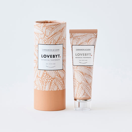 【限定PKG LOVEBYT 】<br>ナチュラル 歯磨き粉 <br> シナモン&クローブ