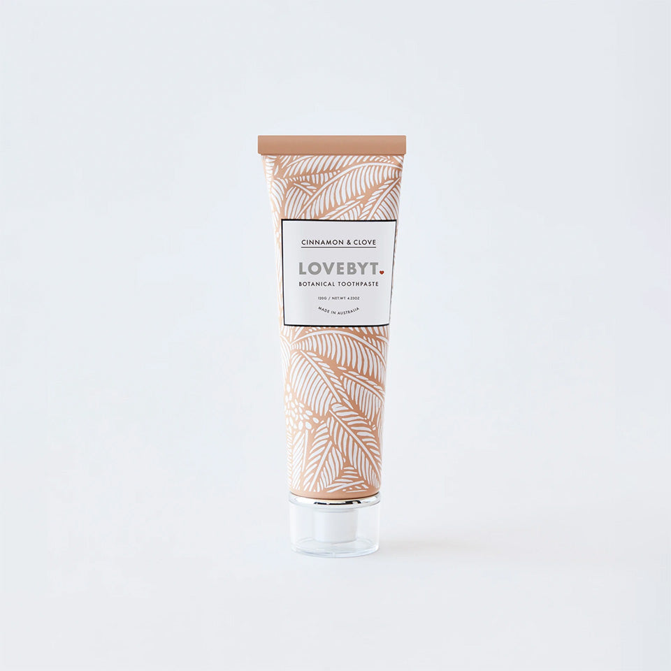 【限定PKG LOVEBYT 】<br>ナチュラル 歯磨き粉 <br> シナモン&クローブ