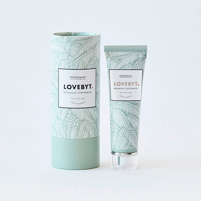 【限定PKG LOVEBYT】<br>ナチュラル 歯磨き粉 <br> ペパーミント