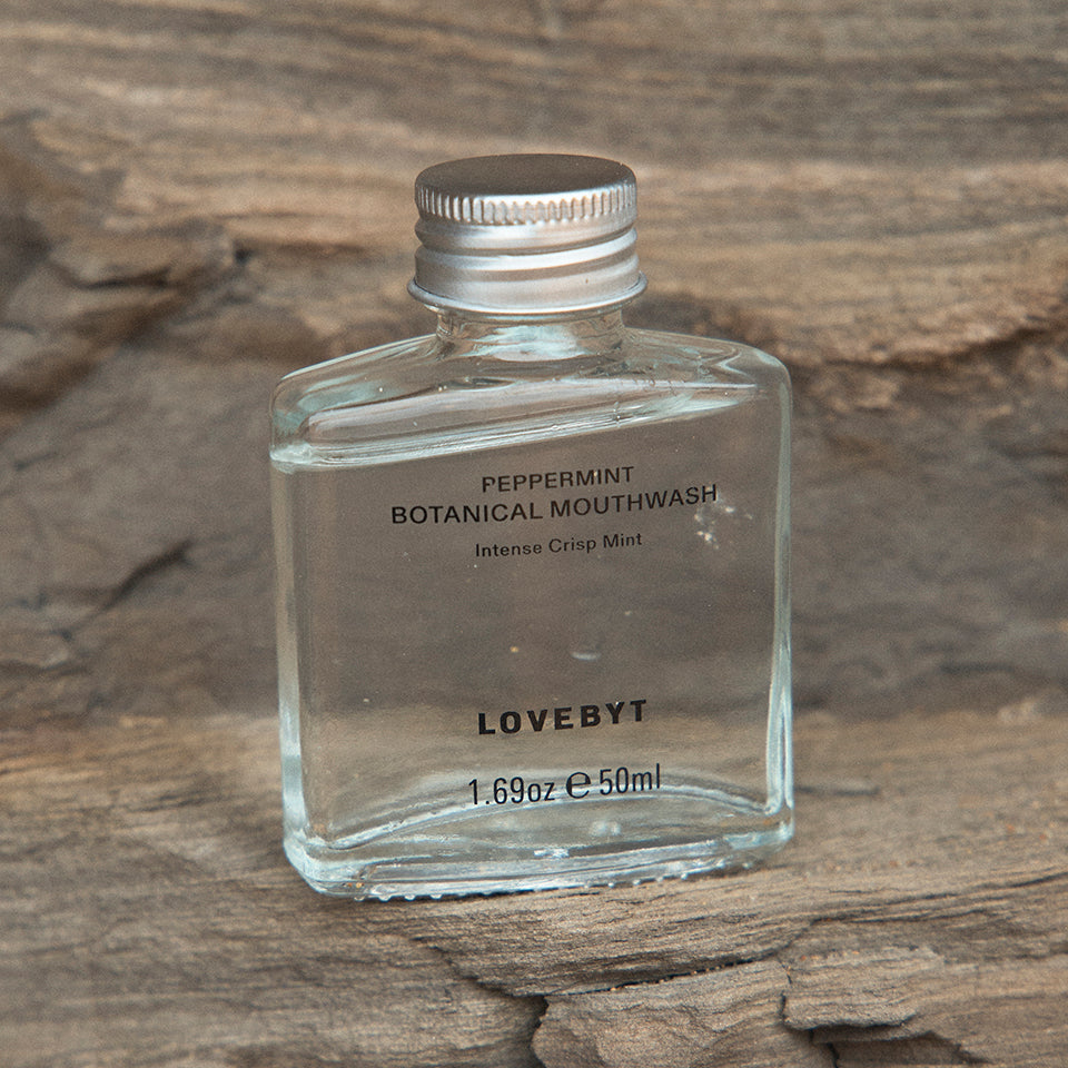 【LOVEBYT(ラブバイト)】<br>ナチュラル マウスウォッシュ ペパーミント 50ml <br> NEW！Coming Soon