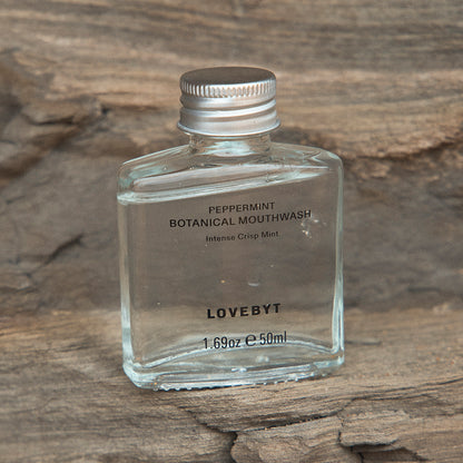 【LOVEBYT(ラブバイト)】<br>ナチュラル マウスウォッシュ ペパーミント 50ml <br> NEW！Coming Soon