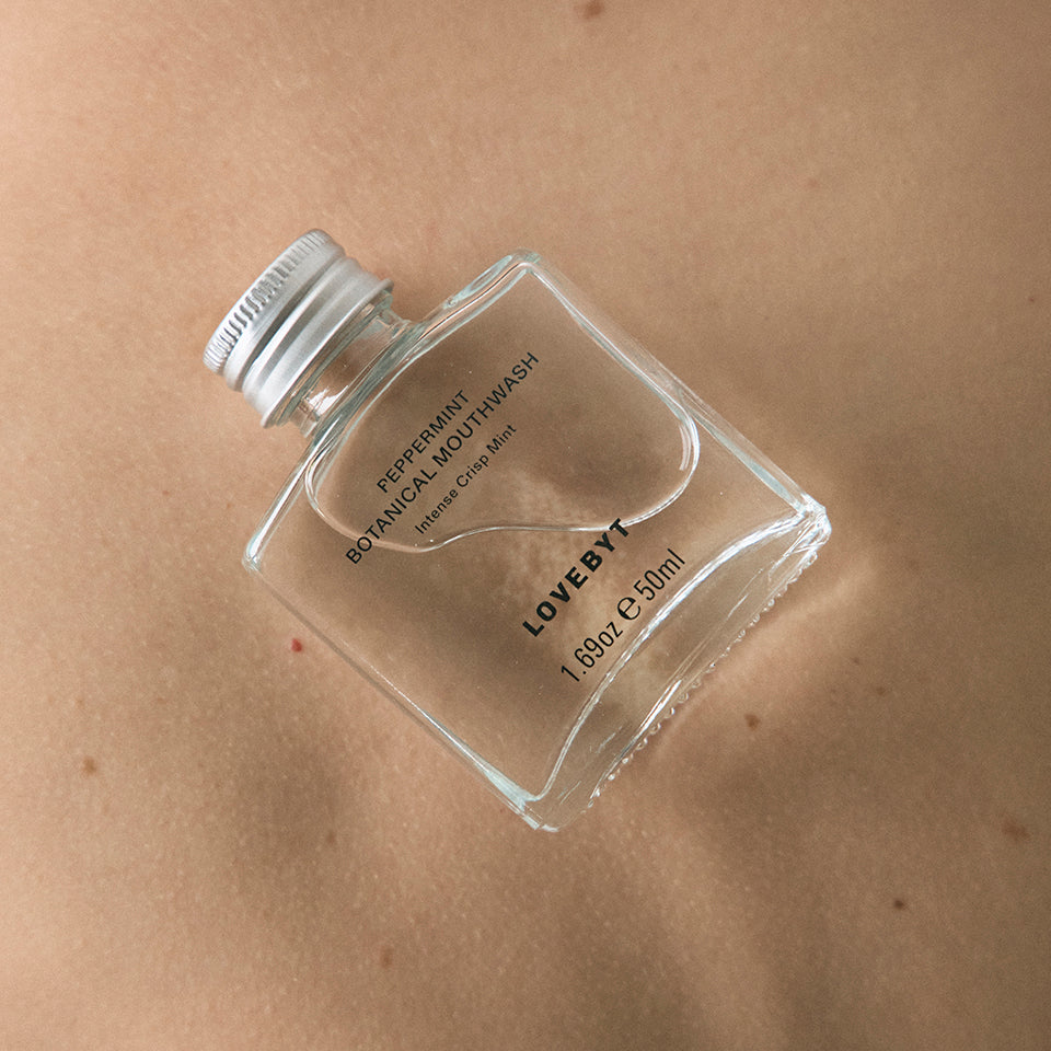 【LOVEBYT(ラブバイト)】<br>ナチュラル マウスウォッシュ ペパーミント 50ml <br> NEW！Coming Soon
