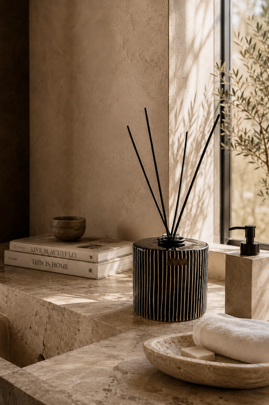 【Côté Bogie】<br> コテ ブジー セラミックディフューザー <br>ZEBRE 500ml DIFFUSEUR